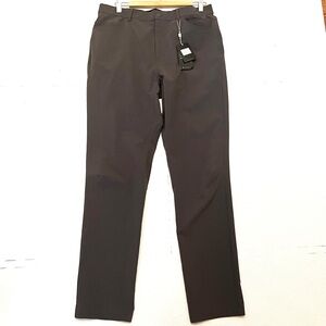 Levelwear Quest Charcoal Stretch Golf Travel Performance Pants 34x33 NWT